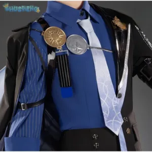 Zenless Zone Zero Cosplay Hugo Vlad Ravenlock Halloween Costume Carnival New Uniform Props Wig Set Men Women Handsome Uniform