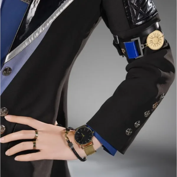 Zenless Zone Zero Cosplay Hugo Vlad Ravenlock Halloween Costume Carnival New Uniform Props Wig Set Men Women Handsome Uniform — image 4