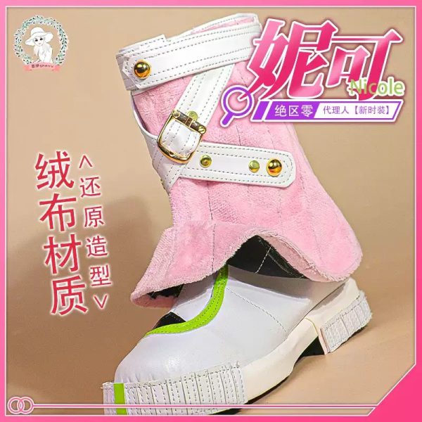 Zenless Zone Zero Nicole Coslay Shoes New Style Cosplay High Top Shoes