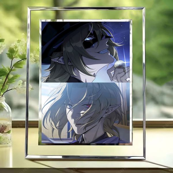 Zenless Zone Zero Hugo Vlad Crystal Photo Frame Dormitory Secondary Animation Decoration Ornaments