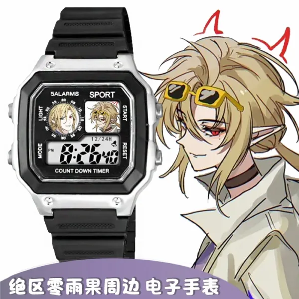 Zenless Zero Zone Hugo Vlad Sports Electronic Watch