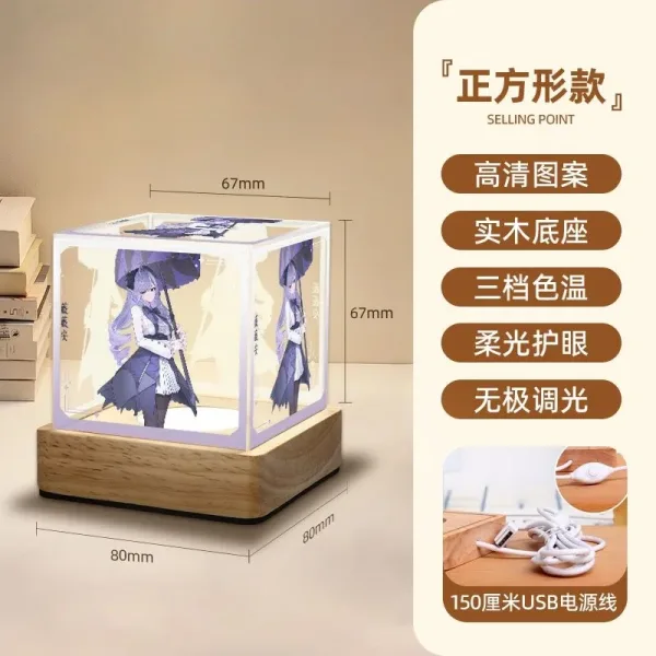 Zenless Zone Zero Vivian Game Acrylic Night Light
