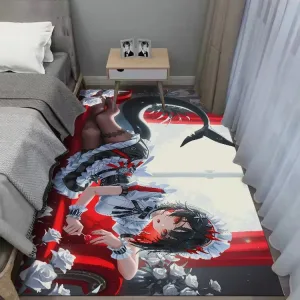 Zenless Zone Zero Ellen Joe Bedroom Bedside Carpet, Game Room E-Sports Large Size Hd Game Carpet