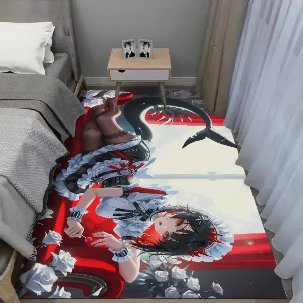 Zenless Zone Zero Ellen Joe Bedroom Bedside Carpet, Game Room E-Sports Large Size Hd Game Carpet