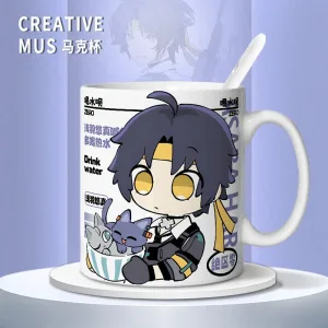 Zenless Zone Zero Asaba Harumasa Mug Cute Student Office Coffee Cup