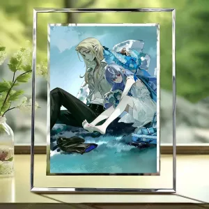 Zenless Zone Zero Hugo Vlad Crystal Photo Frame Dormitory Secondary Animation Decoration Ornaments