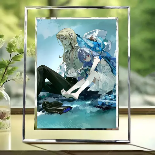 Zenless Zone Zero Hugo Vlad Crystal Photo Frame Dormitory Secondary Animation Decoration Ornaments