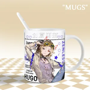 Zenless Zone Zero Hugo Vlad Mug Cute Student Office Coffee Cup