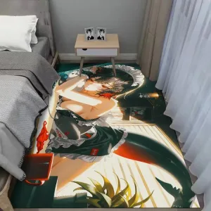 Zenless Zone Zero Ellen Joe Bedroom Bedside Carpet, Game Room E-Sports Large Size Hd Game Carpet