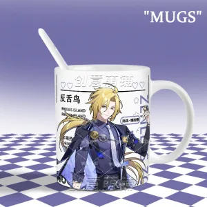 Zenless Zone Zero Hugo Vlad Mug Cute Student Office Coffee Cup