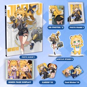 Zenless Zone Zero Ju Fufu Zzz Photobook Album Art Photo Book Set Poster Photocard Card Sticker Acrylic Stand Keychain Pin Badge