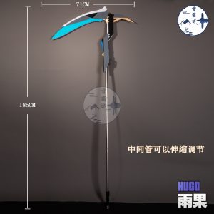 Zenless Zone Zero Hugo Vlad Scythe Cosplay Props Weapons