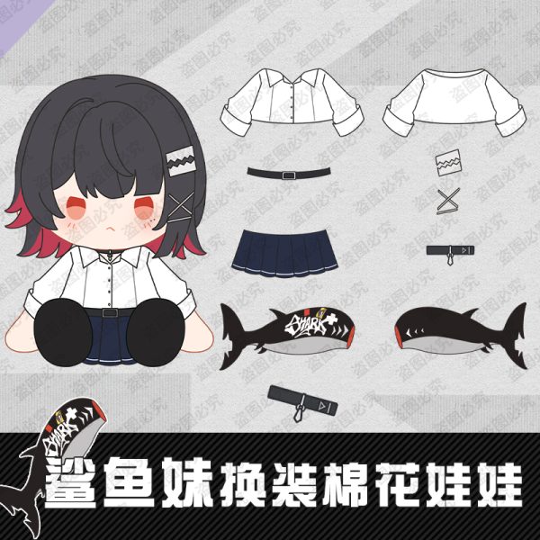 Zenless Zone Zero 40cm Ellen Joe Sailor Suit Sitting Plush Doll