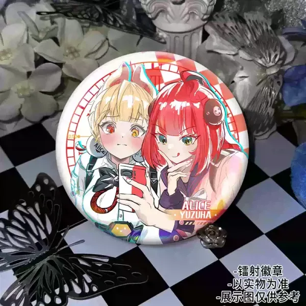 Zero Zone Zero Toys - Alice Thymefield & Ukinami Yuzuha Double Flash Badge