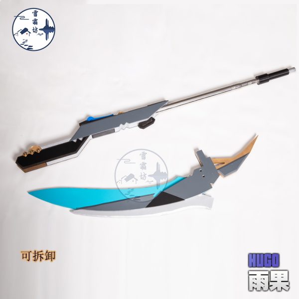 Zenless Zone Zero Hugo Vlad Scythe Cosplay Props Weapons