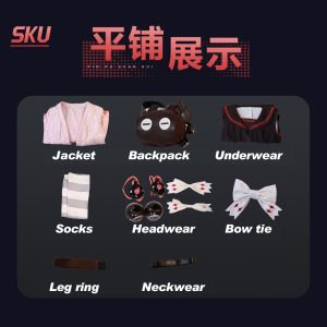 Ukinami Yuzuha Cosplay Costume Zenless Zone Zero Ukinami Yuzuha Game Outfit | Anime ZZZ Yuzuha Uniform Set