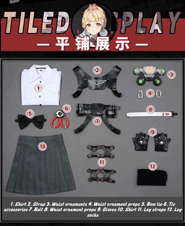 Zenless Zone Zero Alice Thymefield Cosplay Costume
