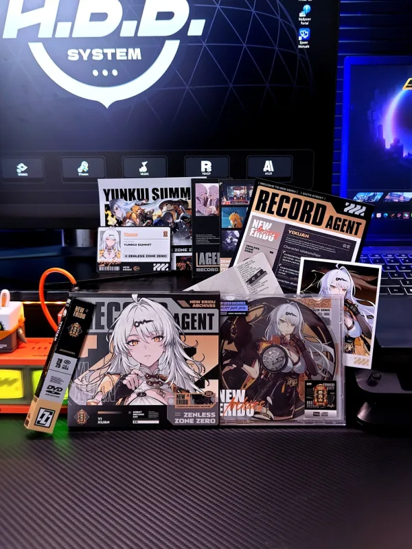 Zenless Zone Zero Toys - (ZZZ) Yi Xuan Character Archive CD/DVD – Collectible Gift for Fans, Perfect Birthday Present