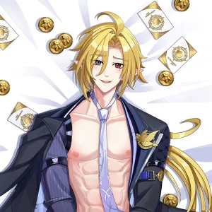 Zenless Zone Zero Hugo Vlad Dakimakura Hug Body Pillow Case 2-Side Hugo Vlad Peachskin Dakimakura Hugging Pillow Case Long Body Cover