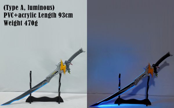Zenless Zone Zero Soldier 0 - Anby Dual Knives Cosplay Luminous Version Weapon Prop