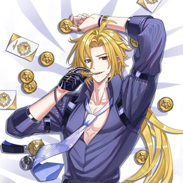 Zenless Zone Zero Hugo Vlad Dakimakura Hug Body Pillow Case 2-Side Hugo Vlad Peachskin Dakimakura Hugging Pillow Case Long Body Cover