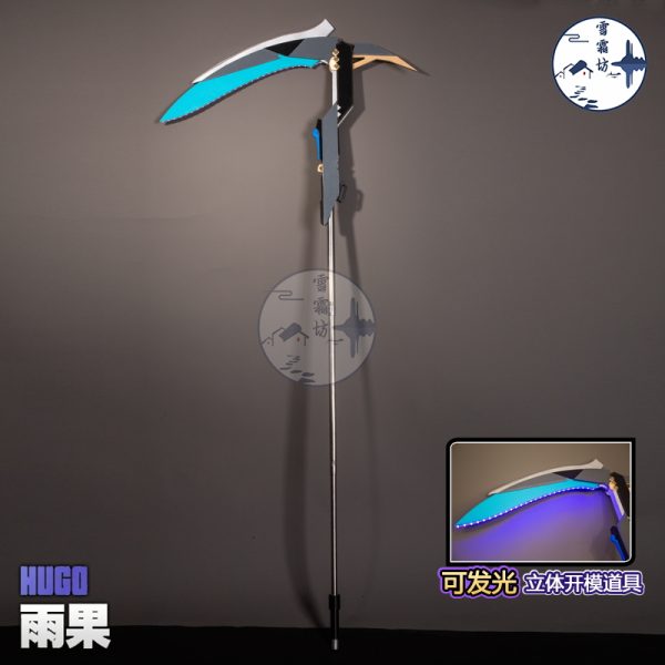 Zenless Zone Zero Hugo Vlad Scythe Cosplay Props Weapons