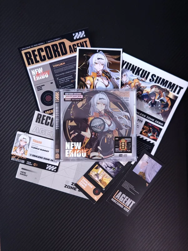 Zenless Zone Zero Toys - (ZZZ) Yi Xuan Character Archive CD/DVD – Collectible Gift for Fans, Perfect Birthday Present