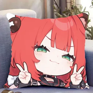 Zenless Zone Zero Alice Thymefield & Ukinami Yuzuha Double Sided Pillow – Cushion Includes Pillow Insert , ZZZ Character Throw Pillow