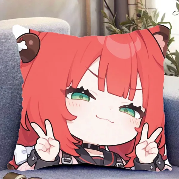 Zenless Zone Zero Alice Thymefield & Ukinami Yuzuha Double Sided Pillow – Cushion Includes Pillow Insert , ZZZ Character Throw Pillow