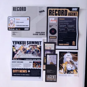 Zenless Zone Zero Toys - (ZZZ) Yi Xuan Character Archive CD/DVD – Collectible Gift for Fans, Perfect Birthday Present