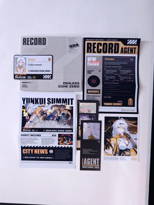 Zenless Zone Zero Toys - (ZZZ) Yi Xuan Character Archive CD/DVD – Collectible Gift for Fans, Perfect Birthday Present