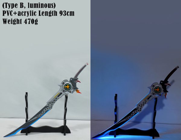 Zenless Zone Zero Soldier 0 - Anby Dual Knives Cosplay Luminous Version Weapon Prop — image 3