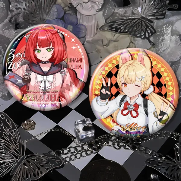 Zero Zone Zero Toys - Alice Thymefield & Ukinami Yuzuha Double Flash Badge