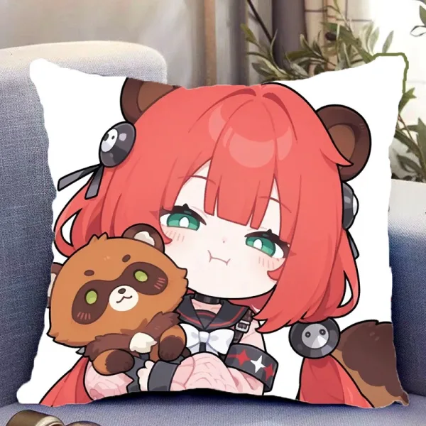 Zenless Zone Zero Alice Thymefield & Ukinami Yuzuha Double Sided Pillow – Cushion Includes Pillow Insert , ZZZ Character Throw Pillow
