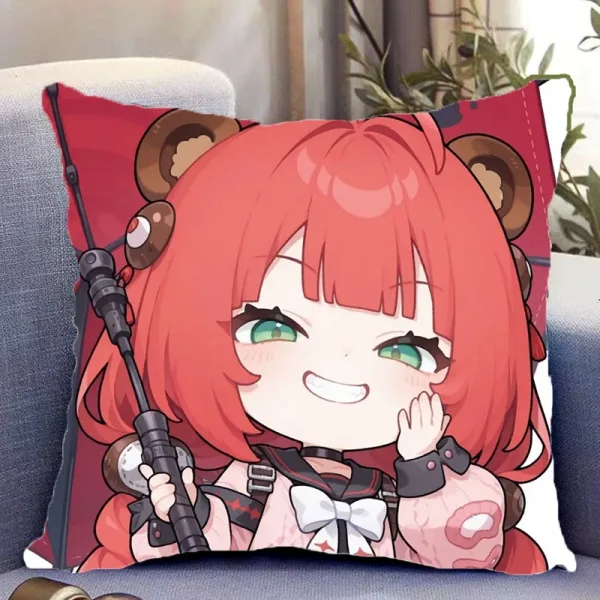 Zenless Zone Zero Alice Thymefield & Ukinami Yuzuha Double Sided Pillow – Cushion Includes Pillow Insert , ZZZ Character Throw Pillow
