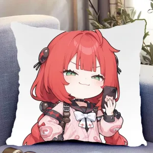 Zenless Zone Zero Alice Thymefield & Ukinami Yuzuha Double Sided Pillow – Cushion Includes Pillow Insert , ZZZ Character Throw Pillow