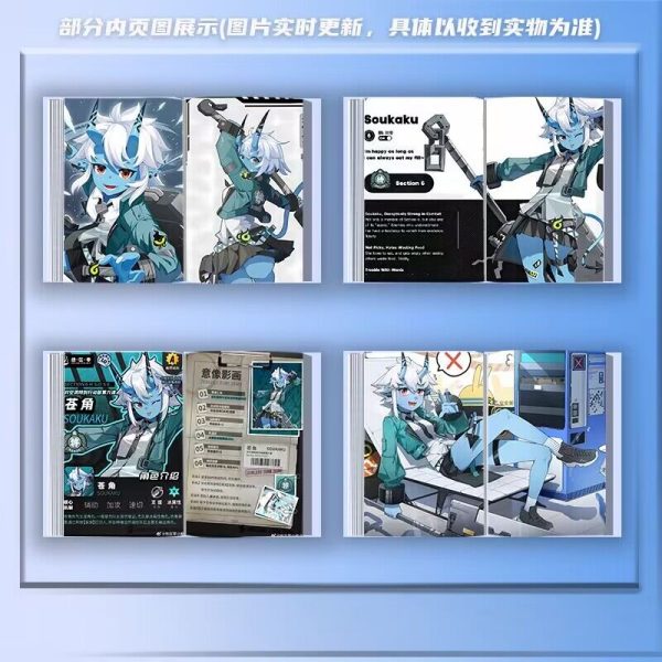 Zenless Zone Zero Soukaku Zzz Photobook Album Art Photo Book Set Poster Photocard Card Sticker Acrylic Stand Keychain Pin Badge