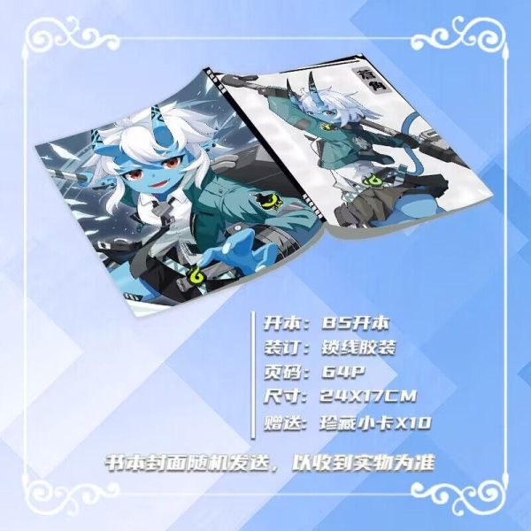 Zenless Zone Zero Soukaku Zzz Photobook Album Art Photo Book Set Poster Photocard Card Sticker Acrylic Stand Keychain Pin Badge