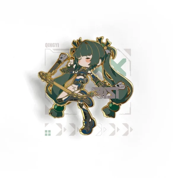 Zenless Zone Zero - Glow In The Dark - Hard Enamel Enamel Jane Doe, Zhu Yuan, Qingyi, Seth Lowell N.E.P.S Pin