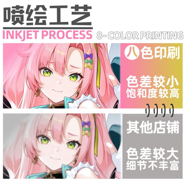 Zenless Zone Zero Nicole Demara Anime Girl Dakimakura Hugging Body Pillow