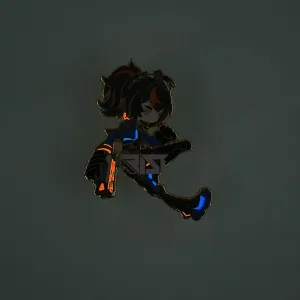 Zenless Zone Zero - Glow In The Dark - Hard Enamel Enamel Jane Doe, Zhu Yuan, Qingyi, Seth Lowell N.E.P.S Pin