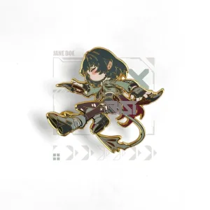 Zenless Zone Zero - Glow In The Dark - Hard Enamel Enamel Jane Doe, Zhu Yuan, Qingyi, Seth Lowell N.E.P.S Pin