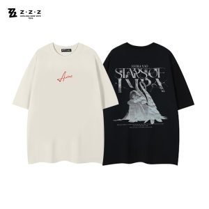 Oversize Astra Yao "Stars of Lyra" Zenless Zone Zero T-Shirt Tee Cotton 24s Casual Aesthetic Unisex Shirt