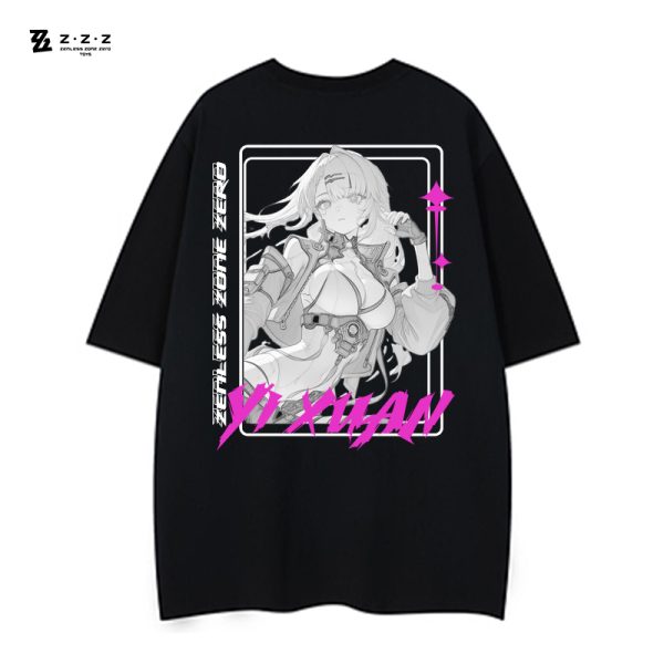 Zenless Zone Zero Toys Yi Xuan T-Shirt 25s Tee Cotton Casual Aesthetic Unisex Shirt