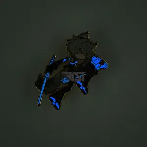 Zenless Zone Zero - Glow In The Dark - Hard Enamel Enamel Jane Doe, Zhu Yuan, Qingyi, Seth Lowell N.E.P.S Pin