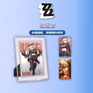 Zenless Zone Zero Burnice White Zzz Photobook Album Art Photo Book Set Poster Photocard Card Sticker Acrylic Stand Keychain Pin Badge