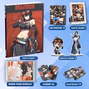 Zenless Zone Zero Grace Howard Zzz Photobook Album Art Photo Book Set Poster Photocard Card Sticker Acrylic Stand Keychain Pin Badge