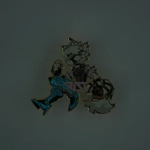 Zenless Zone Zero - Glow In The Dark - Hard Enamel Enamel Ellen Joe, Grace Howard, Alexandrina, Von Lycaon Pin