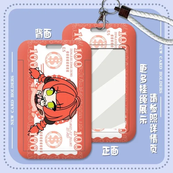 Zenless Zone Zero Alice Thymefield, Ukinami Yuzuha ZZZ Card Holder