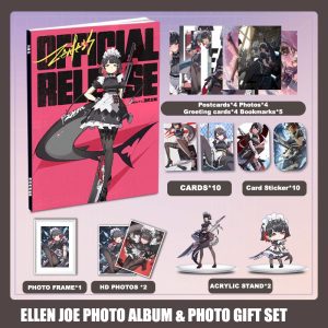 Zenless Zone Zero Ellen Joe Zzz Photobook Album Art Photo Book Set Poster Photocard Card Sticker Acrylic Stand Keychain Pin Badge
